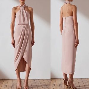 New Shona Joy core knot draped dress ballet size 8